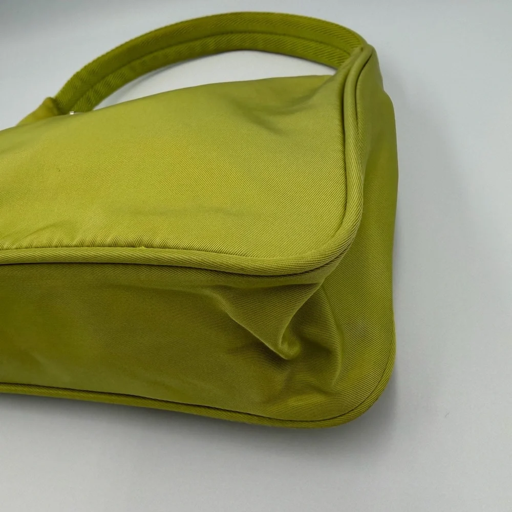 PRADA green tessuto hobo vintage - Picture 9 of 16